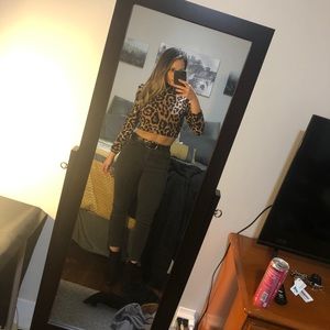 Cheetah Print crop top-